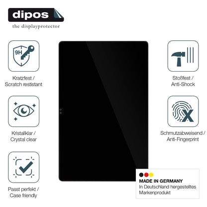 2x 9H Schutzfolie für Samsung Galaxy Tab S10 Ultra 5G Panzerfolie