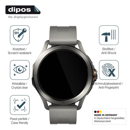 2x 9H Schutzfolie für Xiaomi Watch S4 Panzerfolie
