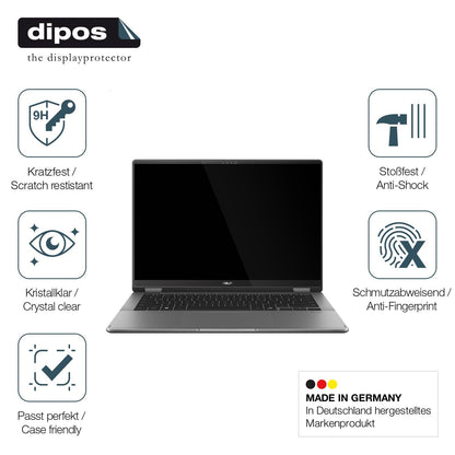 2x 9H Schutzfolie für Asus Vivobook 14 Flip TP3407 Panzerfolie