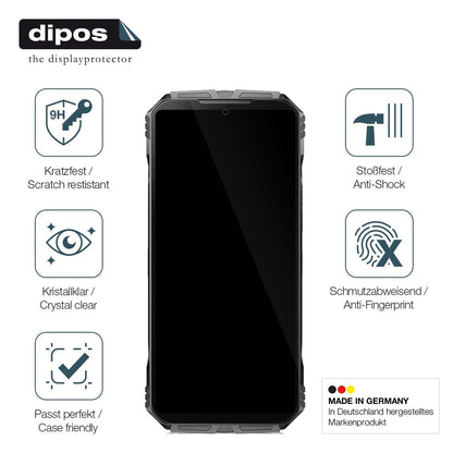 2x 9H Schutzfolie für Doogee V Max Pro Panzerfolie