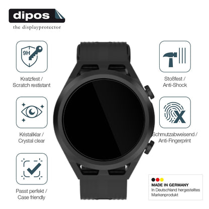 2x 9H Schutzfolie für Blackview R8 Pro Smartwatch Panzerfolie