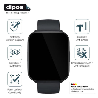 2x 9H Schutzfolie für Xiaomi Mibro Watch C2 Panzerfolie