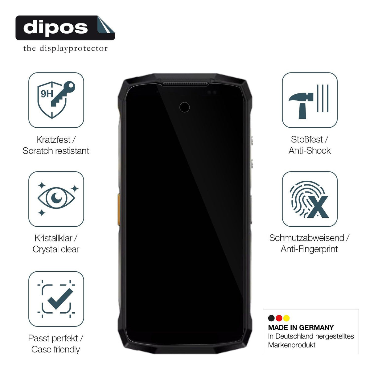 2x 9H Schutzfolie für Ulefone Armor Mini 20 4G Panzerfolie