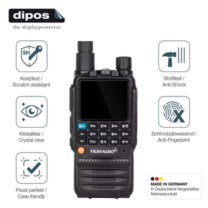 2x 9H Schutzfolie für Tidradio TD-H3 Panzerfolie