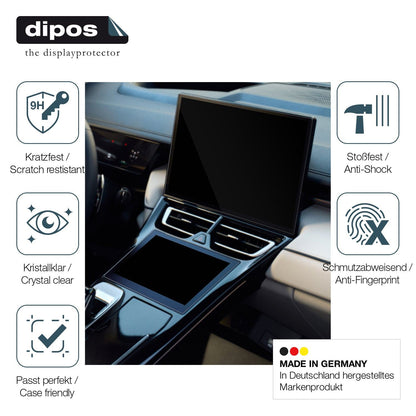 2x 9H Schutzfolie für GWM Wey 05 Dual Touchscreen Panzerfolie