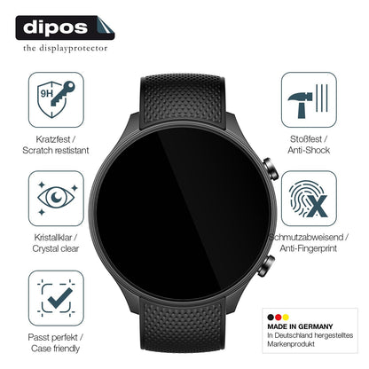2x 9H Schutzfolie für OnePlus Watch 2R Panzerfolie