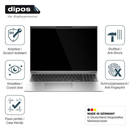 2x 9H Schutzfolie für HP EliteBook 860 G11 16 Zoll Panzerfolie