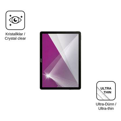 2x Schutzfolie klar für Acer Iconia Tab 11 Display-Schutzfolie
