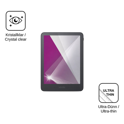 2x Schutzfolie klar für Amazon Kindle Colorsoft 2026 Display-Schutzfolie