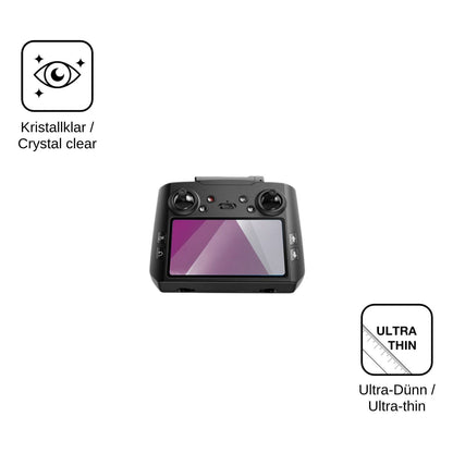 2x Schutzfolie klar für AVIALOGIC G10 Remote Display-Schutzfolie