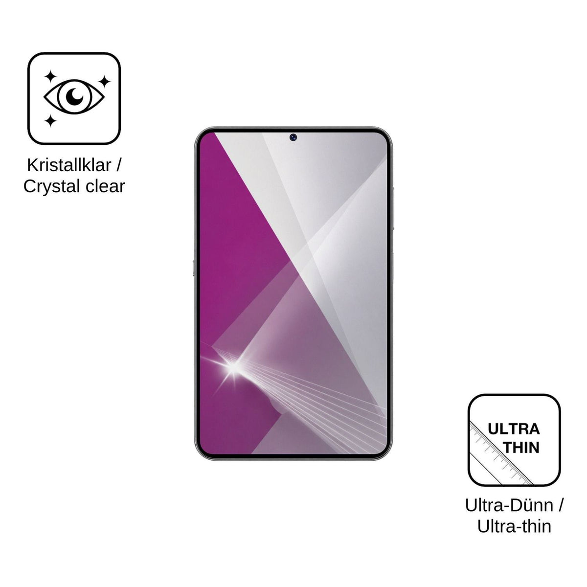 4x Schutzfolie klar für Coolpad Cool X Wide Display-Schutzfolie