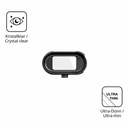 Dünne und klare Folie passend zugeschnitten für Cossify HW0612 Mini Action-Cam
