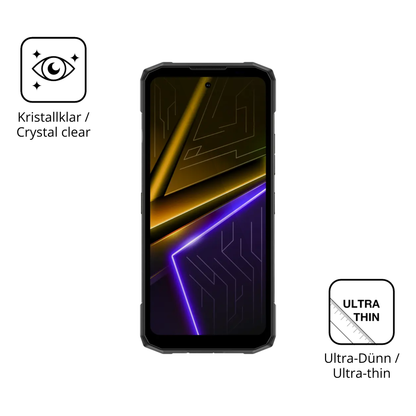 Dünne und klare Folie passend zugeschnitten für Doogee Blade 20 Max