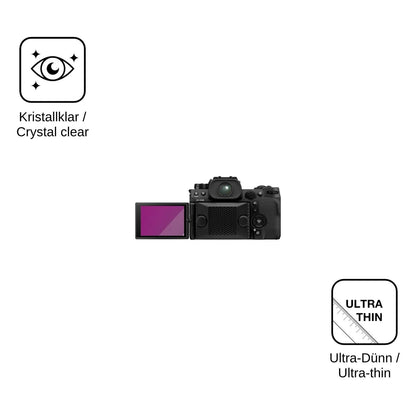 4x Schutzfolie klar für Fujifilm X-H2 Display-Schutzfolie