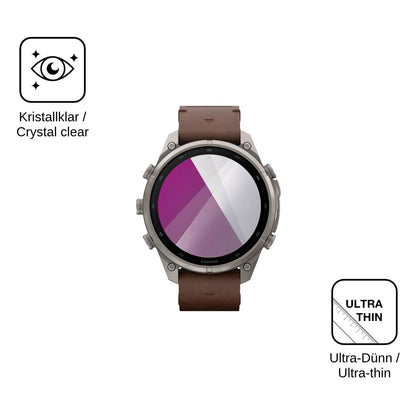 6x Schutzfolie klar für Garmin Fenix 9 Display-Schutzfolie