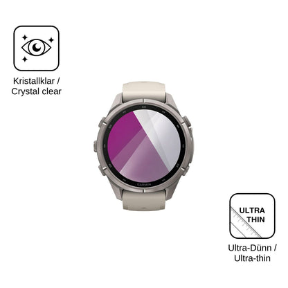 6x Schutzfolie klar für Garmin Fenix 9 Pro Display-Schutzfolie