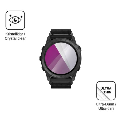 6x Schutzfolie klar für Garmin tactix 7 Pro Ballistics Edition Display-Schutzfolie