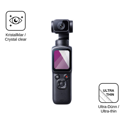 4x Schutzfolie klar für heygocam Pgc-001 Display-Schutzfolie