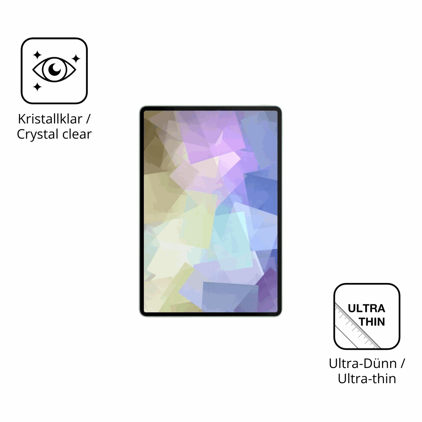 D�nne und klare Folie passend zugeschnitten f�r Huawei MatePad 11.5 S 2026