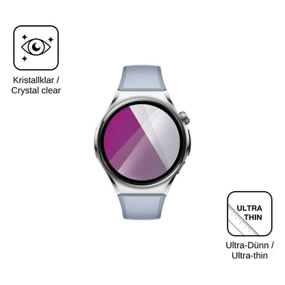 6x Schutzfolie klar für Huawei Watch 6 46 mm Display-Schutzfolie
