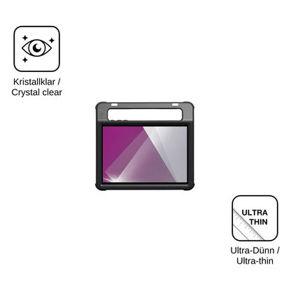 2x Schutzfolie klar für Jabbla Vibe 12 Plus Display-Schutzfolie