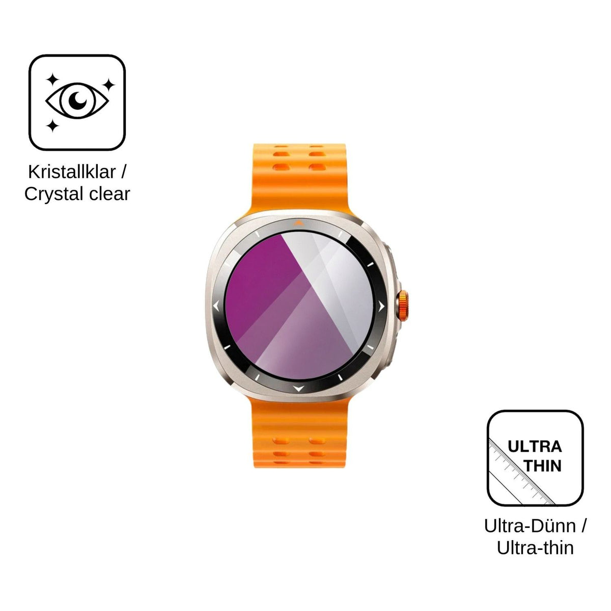 6x Schutzfolie klar für Joyroom JR-FV2 Pro Display-Schutzfolie