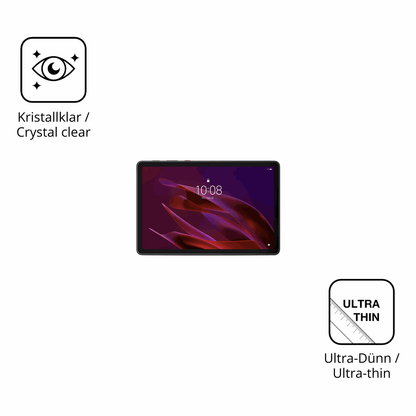 Dünne und klare Folie passend zugeschnitten für Lenovo ThinkTab X11 Gen 1