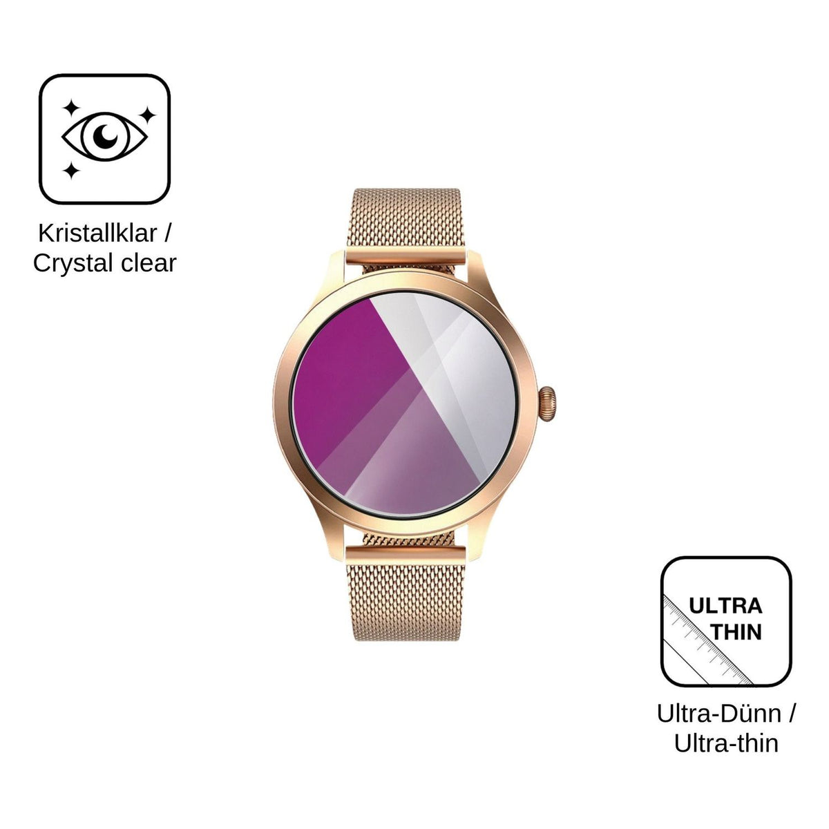 6x Schutzfolie klar für MaxCom FW44 Gold 2 Display-Schutzfolie