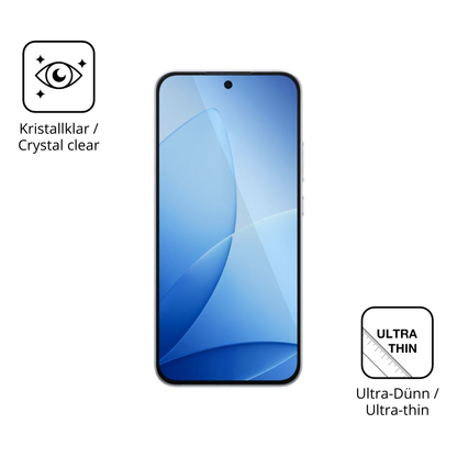 Dünne und klare Folie passend zugeschnitten für Oppo A6s Pro