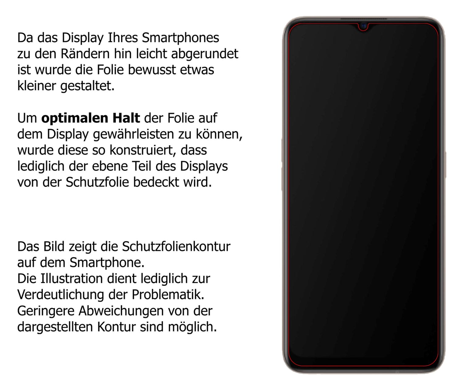 Dünne und klare Folie passend zugeschnitten für Oppo A9 (2020)