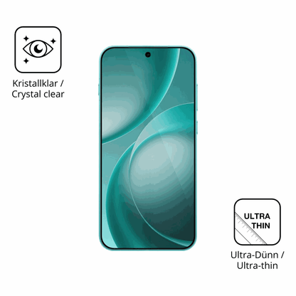 Dünne und klare Folie passend zugeschnitten für Oppo Find X9s Pro