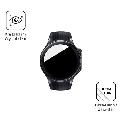 Dünne und klare Folie passend zugeschnitten für Oppo Watch X3