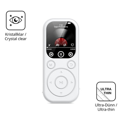 Dünne und klare Folie passend zugeschnitten für RWSRW MP301-BS MP3-Player