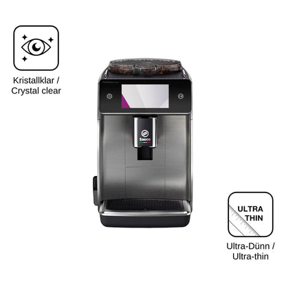 2x Schutzfolie klar für Saeco GranAroma Deluxe SM6685/00 Display-Schutzfolie