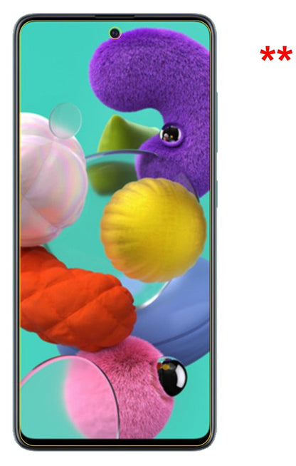 Dünne und klare Folie passend zugeschnitten für Samsung Galaxy A51