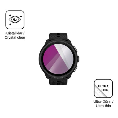 6x Schutzfolie klar für Suunto Run 2 Display-Schutzfolie