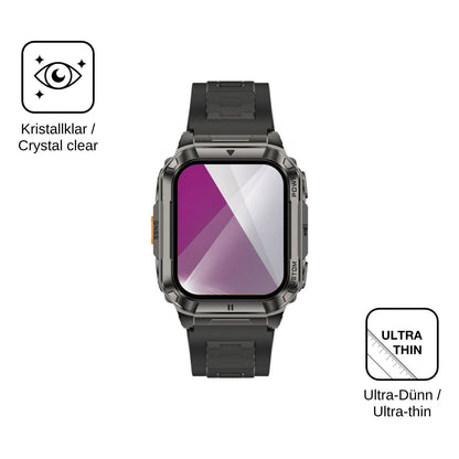 6x Schutzfolie klar für Ulefone Armor Watch Ultra Display-Schutzfolie