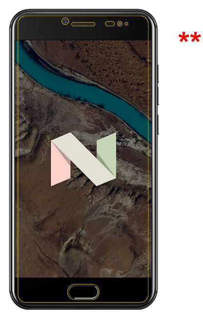 Privatsphäre-Schutz durch Sichtschutz-Folie passend zugeschnitten für Ulefone T1 Premium