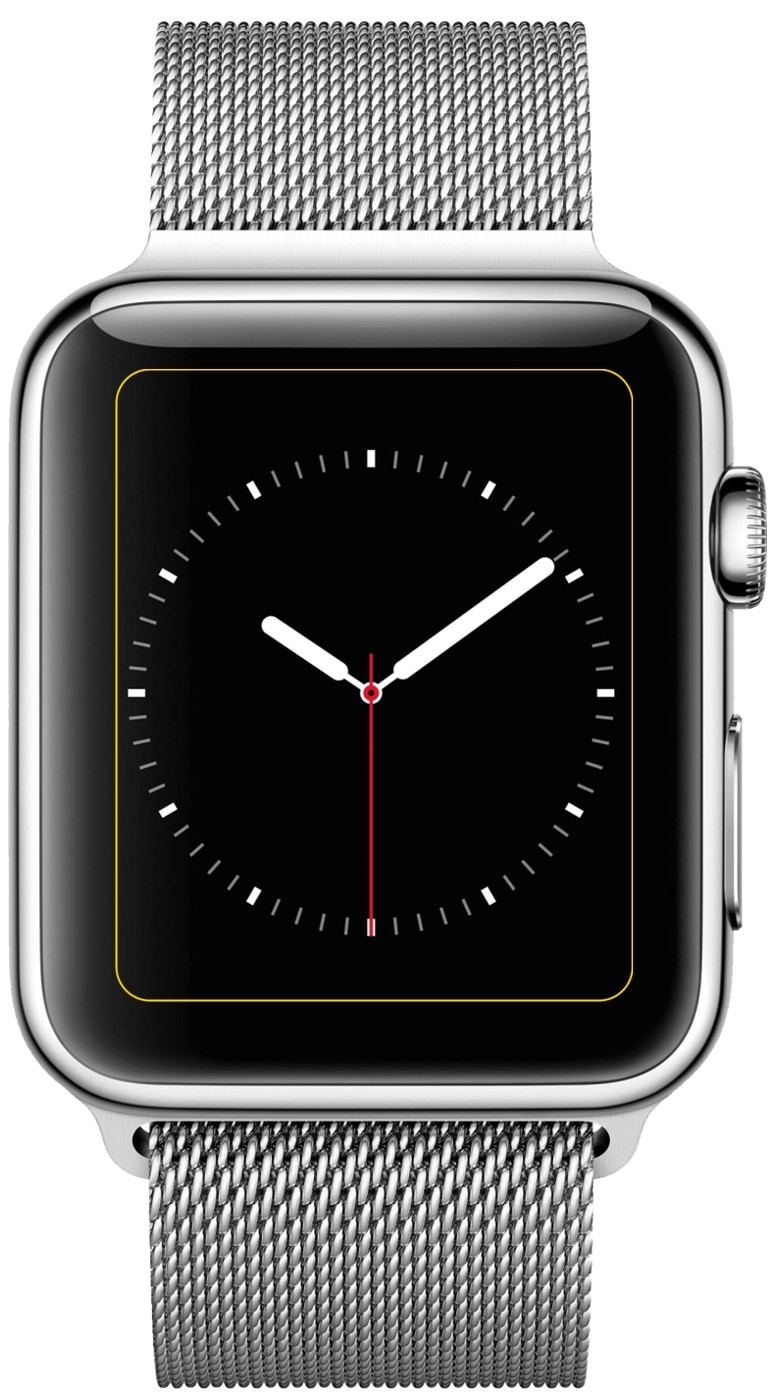 Dünne und klare Folie passend zugeschnitten für Watch 42mm Apple