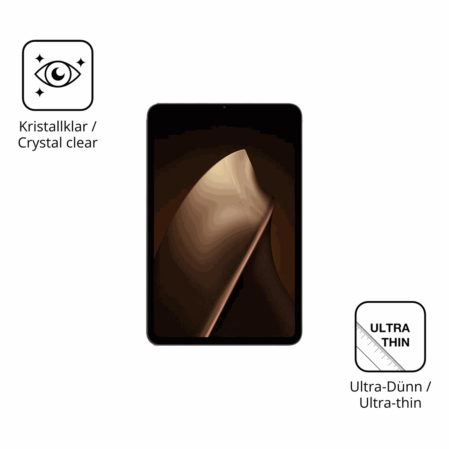 Dünne und klare Folie passend zugeschnitten für Xiaomi Pad Mini 8.8