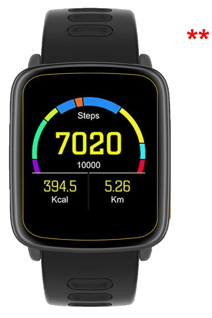 Dünne und klare Folie passend zugeschnitten für Yamay SW018 Smartwatch