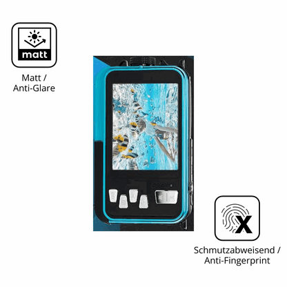 Dünne und entspiegelnde Folie passend zugeschnitten für AgfaPhoto Realishot WP8000