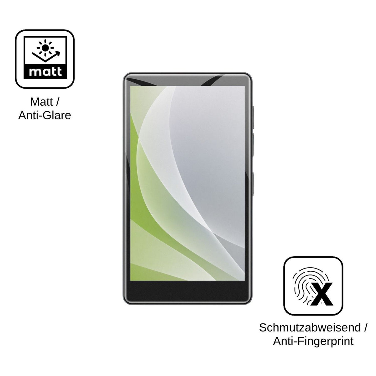 4x Schutzfolie matt für AGXOV M11 Display-Schutzfolie