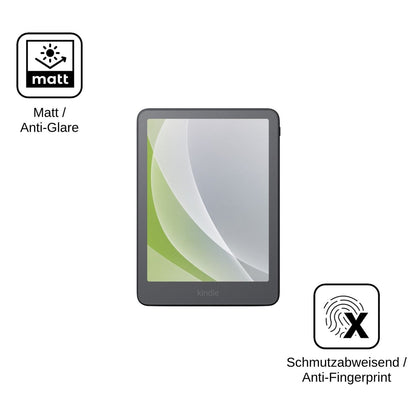 2x Schutzfolie matt für Amazon Kindle Colorsoft 2026 Display-Schutzfolie