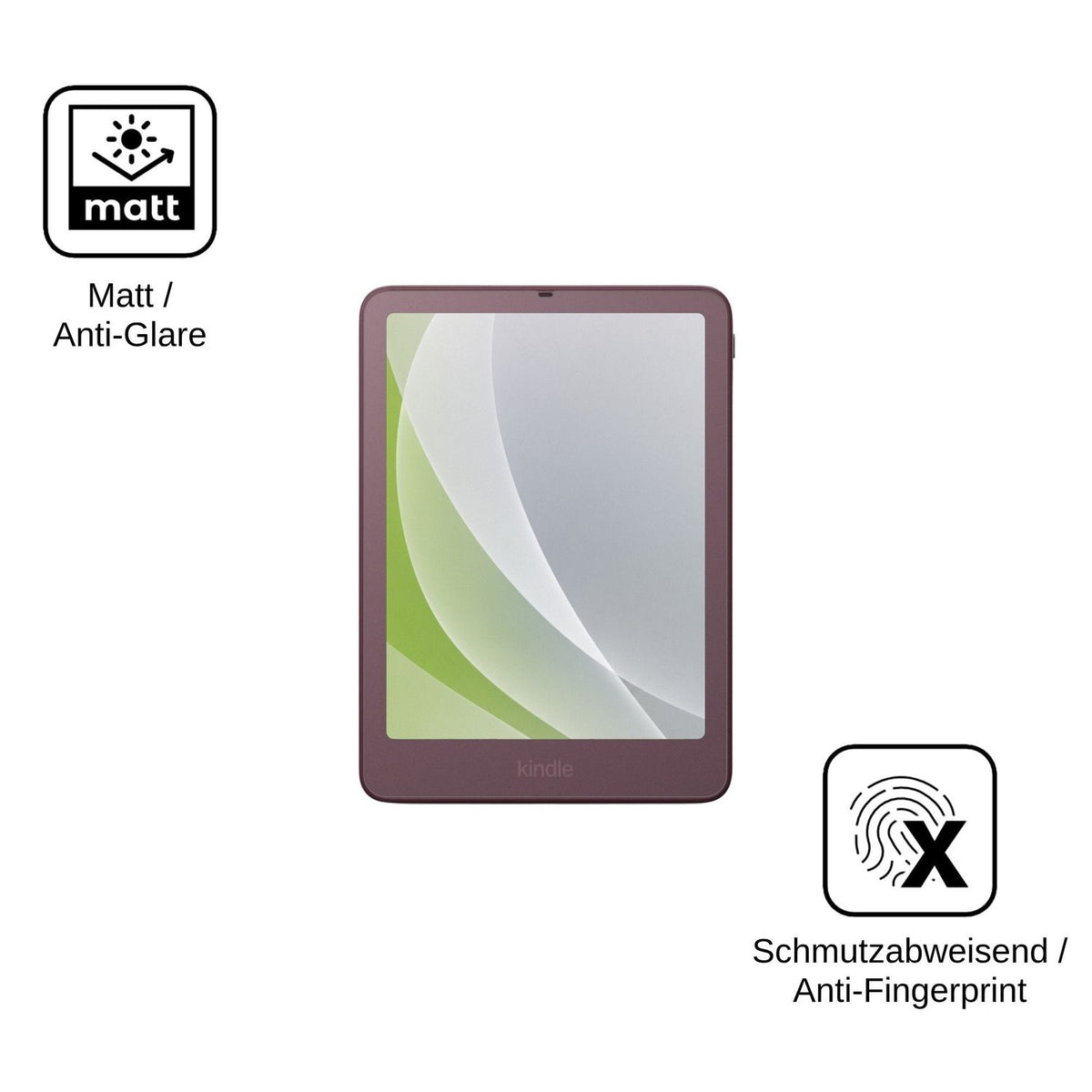 2x Schutzfolie matt für Amazon Kindle Colorsoft Signature Edition 2026 Display-Schutzfolie