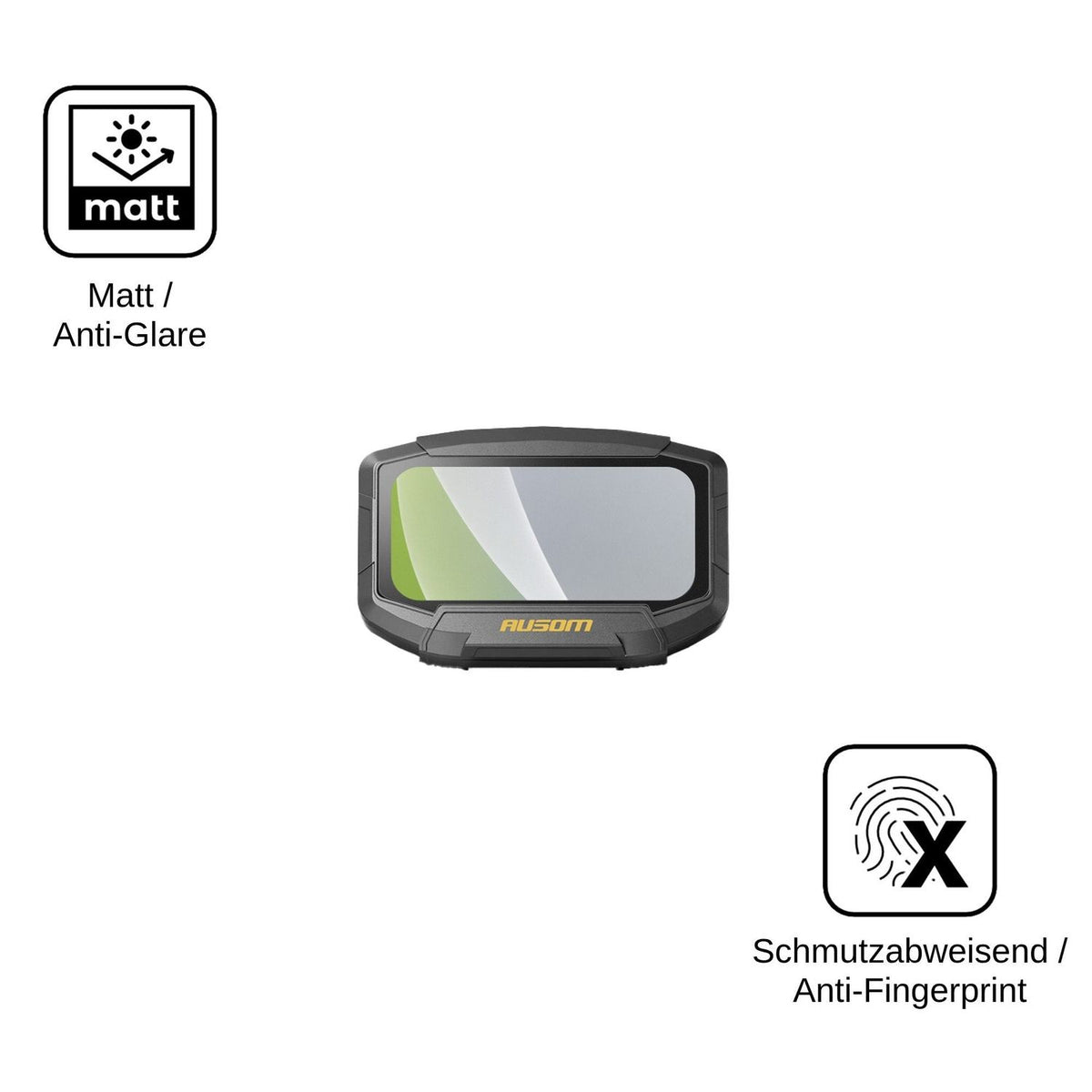 4x Schutzfolie matt für Ausom Gosoul 2 Pro Display-Schutzfolie