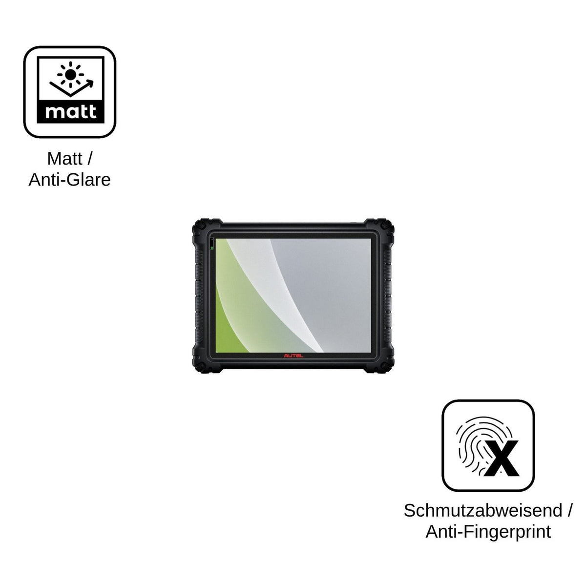 2x Schutzfolie matt für Autel MaxiSYS Ultra S2 Display-Schutzfolie