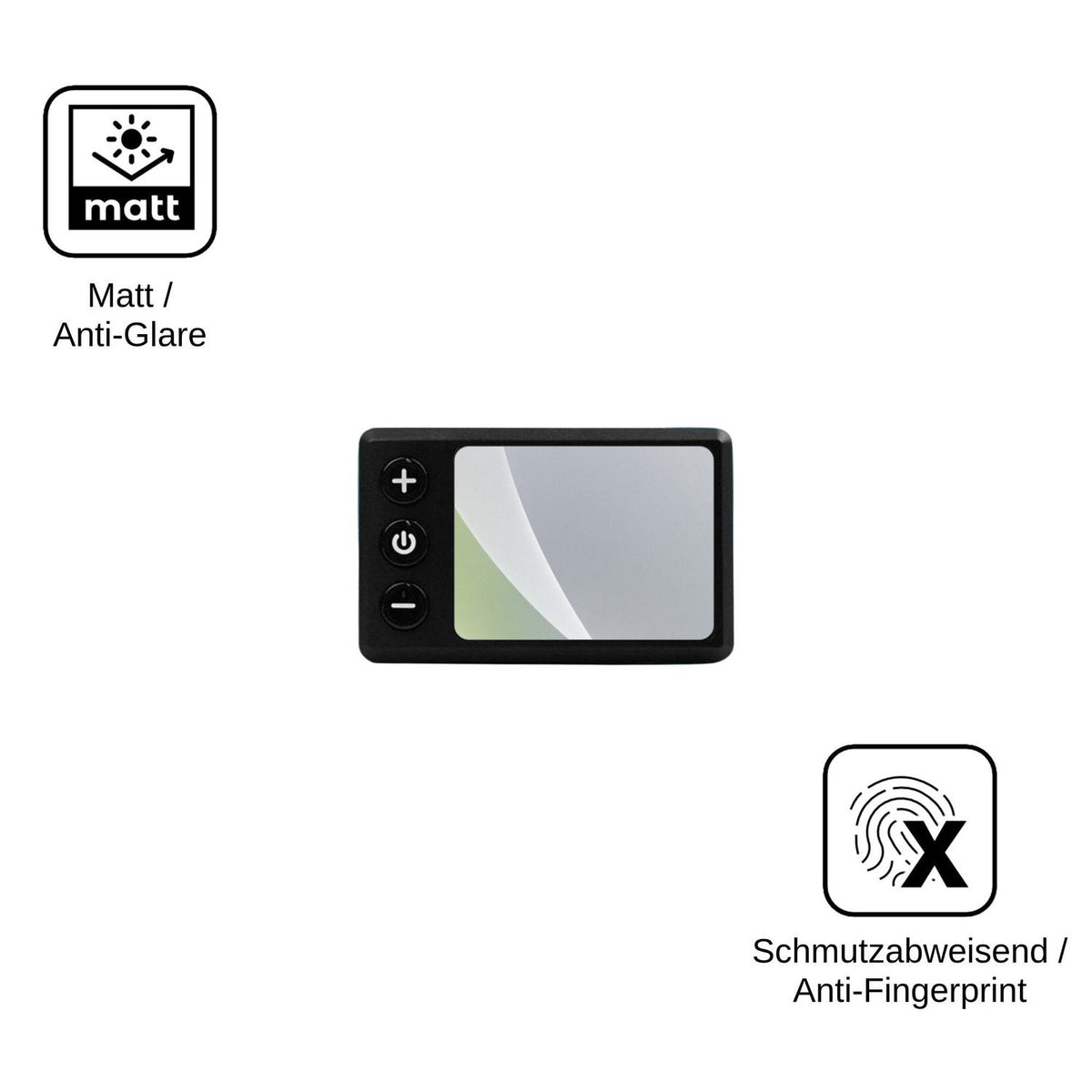 4x Schutzfolie matt für Bassadoro Lenker Display S E Display-Schutzfolie