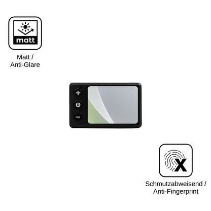 4x Schutzfolie matt für Bassadoro Lenker Display S E Display-Schutzfolie
