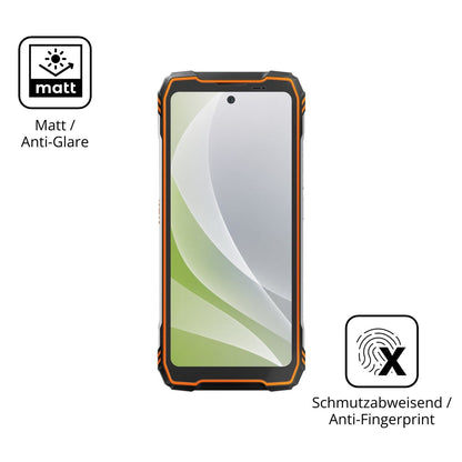 Dünne und entspiegelnde Folie passend zugeschnitten für Blackview Xplore X1 Pro